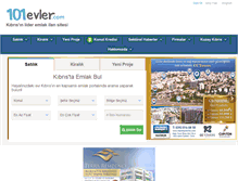 Tablet Screenshot of 101evler.com